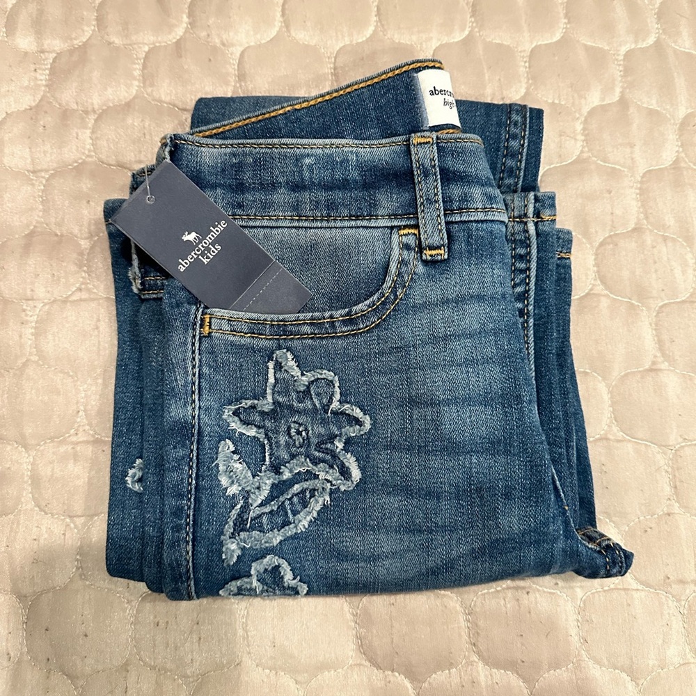 Abercrombie Kids High Rise Flare Jeans